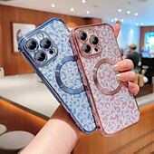 お買い得  iPhone用ケース-電話 ケース 用途 iPhone 16 Pro Max プラス iPhone 15 プロマックスプラス iPhone 14 13 12 Pro Max Plus iPhone 14 Pro Max iPhone 13 12 Pro Max バックカバー 磁石バックル ワイヤレス充電をサポート 耐衝撃 レトロ風 仕上げ