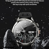 baratos Smartwatch-696 H19 Relógio inteligente 1.95 polegada Relógio inteligente Bluetooth Podômetro Aviso de Chamada Monitor de Sono Compatível com Android iOS Masculino satélite Chamadas com Mão Livre Câmera IP 67