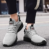 baratos Ténis para Homem-tênis esportivos respiráveis verde neon masculino – tênis de corrida de malha leve com sola acolchoada