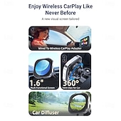Недорогие автомобильные адаптеры-беспроводной адаптер CarPlay Ottocast с дисплеем и настраиваемым экраном, подключенный к беспроводному ключу CarPlay, автоматический адаптер CarPlay Plug &amp; Play