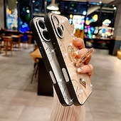 cheap iPhone Cases-Phone Case For iPhone 16 Pro Max Plus iPhone 15 Pro Max Plus iPhone 14 13 12 11 Pro Max Plus iPhone 14 Pro Max iPhone 13 12 11 Pro Max Back Cover with Stand Holder with Wrist Strap Shockproof Retro