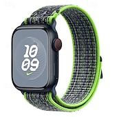 baratos Pulseiras de Apple Watch-Pulseira Esportiva Compatível com Pulseira Apple Watch 38mm 40mm 41mm 42mm 44mm 45mm 49mm Ajustável Tecido pulseira de substituição para iwatch Ultra 2 Series 9 8 7 SE 6 5 4 3 2 1