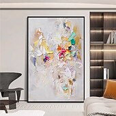 cheap Abstract Paintings-Mintura Handmade Abstract Texture Oil Paintings On Canvas Wall Art Decoration Modern Picture For Home Decor Rolled Frameless Unstretched Painting