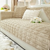 economico Coperte per divano-soffice e soffice peluche di coniglio, copridivano comodo e morbido, perfetto per aggiungere calore e comfort, elegante protezione per mobili per l&#039;arredamento del soggiorno