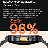 abordables Pulseras inteligentes-696 NX23 Reloj inteligente 2 pulgada Pulsera inteligente Bluetooth Podómetro Recordatorio de Llamadas Seguimiento del Sueño Compatible con Android iOS Mujer Hombre Llamadas con Manos Libres