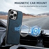Недорогие Чехлы для iPhone-телефон Кейс для Назначение iPhone 16 Про Макс Плюс Айфон 15 Про Макс Плюс iPhone 14 13 12 Pro Max Plus iPhone 14 Pro Max iPhone 13 12 Pro Max Кейс на заднюю панель со стендом Съемный Магнитный Ретро