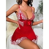 economico Regali-Camicia da notte Babydoll Lingerie perizoma pigiama sexy da donna per adulti regalo di San Valentino per lei