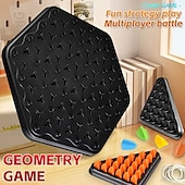 abordables Puzles-Mastermind de cadena triangular: desarrolla el pensamiento lógico y las habilidades para resolver problemas. Divertido juego de rompecabezas de escritorio multijugador para niños. Construcción de
