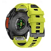 preiswerte Garmin-Uhrenarmbänder-Uhrenarmband für Garmin Fenix 8 47mm 51mm 7X 6 6X Pro Epix Pro Instinct 2X Approach S70 S62 S60 Forerunner 955 945 Epix Marq Descent Quatix 22mm 26mm Silikon Ersatz Gurt Quick Fit Verstellbar