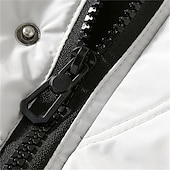 economico Gilet Puffer da Uomo-Per uomo Gilet imbottito Gilet con cappuccio Imbottito Gilet Gilet trapuntato Giornaliero Appuntamento Da mare Di tendenza Informale Autunno inverno Tasche Cappuccio staccabile Poliestere Tenere al