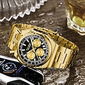 baratos Relógios Quartz-Mini foco multifuncional panda relógio para mulheres aço inoxidável casual moda senhoras à prova d&#039;água quartzo relógio de pulso