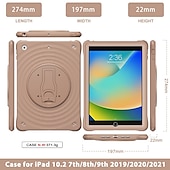 Недорогие чехол для iPad-Таблетка Чехлы панели Назначение Apple iPad Air 11 дюймов (2024 г.) iPad Air 13 дюймов (2024 г.) iPad Про 11 дюймов (2024 г.) iPad Про 13 дюймов (2024 г.) iPad 10,9 дюймов 10-й Айпад Эйр 5-й ipad 9th
