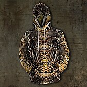 baratos moletons 3d masculinos-Homens Gráfico Serpentina Moletons Moletom Manga Longa Moletom com capuz Com Capuz Férias Impressão 3D Férias Esportes Para Noite Marron Estampado Inverno Primavera &amp; Outono Designer