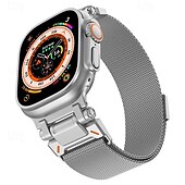 olcso Apple óraszíjak-Solo Loop Kompatibilis valamivel Apple Watch óraszíj 42mm 44mm 45mm 49mm Fém kapocs Állítható Rozsdamentes acél Csere óraszíj mert iwatch Ultra 2 Series 9 8 7 SE 6 5 4 3 2 1