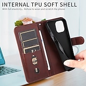 abordables Coques iPhone-téléphone Coque Pour iPhone 16 Pro Max Plus iPhone 15 Pro Max Plus iPhone 14 13 12 11 Pro Max Plus iPhone 14 Pro Max iPhone 13 12 11 Pro Max Couvercle rabattable Avec Support fermeture Éclair avec