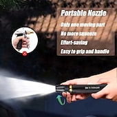 cheap Vehicle Cleaning Tools-Car Washing High Pressure Water Gun Nozzle Garden Hose Nozzle Spray High Pressure Metal Water Gun Sprinkler Adjustable Metal Nozzle Garden Hose Sprinkler