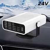 preiswerte Autoheizgeräte-Auto-Defroster/Defogger, tragbarer Auto-Heizungslüfter, Defroster/Defogger, Kühl- und Heizlüfter, Warmluftgebläse, 12 V/24 V, 120 W