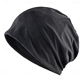 olcso Beanie sapka-Férfi Uniszex Sapka Sapkák Fekete Rubin Poliészter Kényelmes Hétköznapi viselet Alkalmi Egyszínű / Sima szín Légáteresztő