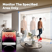 cheap Indoor IP Network Cameras-Tuya 4MP WiFi PTZ Cameras Smart Home Motion Monitor IR Night Vision Two-way Intercom Home CCTV Surveillance Monitoring Cameras