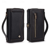 levne Pouzdra pro iPhone-telefon Carcasă Pro iPhone 16 Pro Max Plus iPhone 15 Pro Max Plus iPhone 14 13 12 11 Pro Max Plus Mini iPhone 14 Pro Max iPhone 13 12 11 Pro Max Zadní kryt Pouzdro na peněženku Magnetické Zip Slot