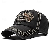 tanie Czapka baseballowa męska-Męskie Czapka z daszkiem Kapelusz Kowbojski kapelusz Czarny Czerwony Bawełna Styl vintage Moda Codzienny Impreza tematyczna Słowa i cytaty Filtr przeciwsłoneczny