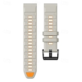 preiswerte Garmin-Uhrenarmbänder-Uhrenarmband für Garmin Fenix 8 47mm 51mm 7X 6 6X Pro Epix Pro Instinct 2X Approach S70 S62 S60 Forerunner 955 945 Epix Marq Descent Quatix 22mm 26mm Silikon Ersatz Gurt Quick Fit Verstellbar
