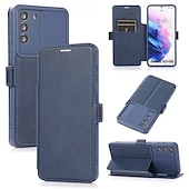 cheap Samsung Cases-Phone Case For S21 A72 A71 A51 A31 S20 Plus S20 Ultra S20 A32 A52 Flip Cover with Stand Holder Card Slot Shockproof Retro TPU PU Leather