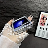お買い得  サムスン用ケース-電話 ケース 用途 サムスンのギャラクシー Zフリップ6 Z Flip 5 Z Flip 4 Z Flip 3 バックカバー 耐衝撃 レトロ風 PC