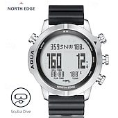 cheap Digital Watches-NORTH EDGE Men&#039;s Professional Diving Computer Watch Free/Scuba Diving 50M Dive Watches Altimeter Barometer Compass Digital Clock