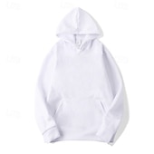 abordables Camisetas y Camisas-Hombre Sudadera Con Capucha Manga Larga Con Capucha Camiseta Al aire libre Mantiene abrigado Forro Polar Rutina de ejercicio Suave Invierno Poliéster Gris oscuro Negro Blanco Gimnasio Escalada