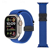 cheap Apple Watch Bands-Sport Band Compatible with Apple Watch band 38mm 40mm 41mm 42mm 44mm 45mm 49mm Braided Adjustable Fabric Strap Replacement Wristband for iwatch Ultra 2 Series 9 8 7 SE 6 5 4 3 2 1