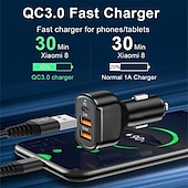 billige Billader-usb c billader pd billader adapter 3 porter mini usb billader 30w hurtiglader biladapter