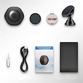 お買い得  屋内IPネットワークカメラ-h6 ミニ wifi カメラ 1080p hd ワイヤレス スマート ホーム デバイス カム 目に見えない ナイトビジョン モーション検出 リモート モニター レコーダー