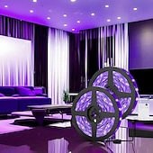 economico Strisce luminose USB-striscia di luce nera a led uv, luce viola con usb o batteria smd2835, luce uv 380-400nm per danza fluorescente, rivestimento corpo uv, lampada a luce nera non impermeabile