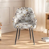 billige Spisestoltrekk-kontorstoltrekk med blomstertrykk stilig og elastisk slitesterk møbelbeskytter for en komfortabel og elegant innredning av arbeidsområdet