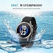 baratos Pulseiras Inteligentes-696 ZM34 Relógio inteligente 1.39 polegada Pulseira inteligente Bluetooth Podômetro Aviso de Chamada Monitor de Sono Compatível com Android iOS Feminino Masculino Chamadas com Mão Livre IP 67 Caixa