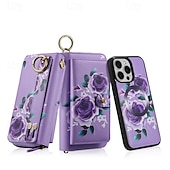 tanie Etui do iPhone&#039;ów-telefon Kılıf Na iPhone&#039;a 16 Pro Max Plusa iPhone&#039;a 15 Pro MaxPlus iPhone 14 13 12 11 Pro Max Plus Mini iPhone 14 Pro Max iPhone 13 12 11 Pro Max Osłona tylna Etui na karty portfela Zamek z paskiem