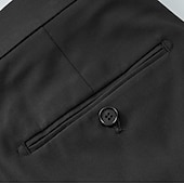 cheap Men&#039;s Elite Pants-Men&#039;s Wool Dress Pants Solid Color Full Length Formal Wedding Party Elegant Fashion Black Micro-elastic