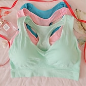 cheap Sports Bras &amp; Vests-Sports Bra Hollow Mesh Back Sports Bra Fitness Yoga Vest Shockproof Yoga Bra Without Steel Ring