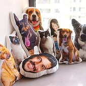 cheap Personalized Textiles-Personalized Memorial Pillow Pet Person- Soft, Cuddly, Duplex Printed, Hand Washable, Contemporary Designed, Zipper Closed, Cotton Filled, All-Season Decorative Throw Pillow for Cherished Memories