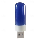 abordables Bombillas LED tipo globo-1 luz nocturna USB, teclado de computadora, luz portátil para dormitorio de estudiantes para acampar al aire libre y uso en interiores