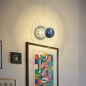 abordables Apliques de pared para interior-Aplique de pared de cristal romántico bauhaus, estilo medieval, retro, cromado, para sala de estar, luces led, lámpara de techo para pasillo de dormitorio, 110-240 V, 5 W