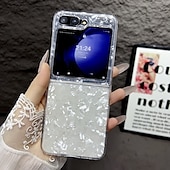 お買い得  サムスン用ケース-電話 ケース 用途 サムスンのギャラクシー Zフリップ6 Z Flip 5 Z Flip 4 Z Flip 3 バックカバー 耐衝撃 レトロ風 PC