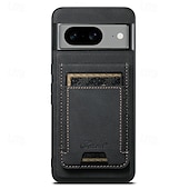 זול תיק טלפון אחר-טלפון מגן עבור Pixel 9 Pro Pixel 9 Pro XL Pixel 8 Pro Pixel 8 Pixel 7 Pixel 7 Pro Pixel 6 Pixel 6 Pro כיסוי אחורי עם מעמד ניתן לניתוק מגנטי רטרו TPU PC עור PU