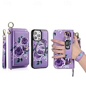 tanie Etui do iPhone&#039;ów-telefon Kılıf Na iPhone&#039;a 16 Pro Max Plusa iPhone&#039;a 15 Pro MaxPlus iPhone 14 13 12 11 Pro Max Plus Mini iPhone 14 Pro Max iPhone 13 12 11 Pro Max Osłona tylna Etui na karty portfela Zamek z paskiem