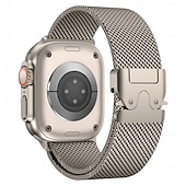 cheap Apple Watch Bands-Sport Band Milanese Loop Compatible with Apple Watch band 38mm 40mm 41mm 42mm 44mm 45mm 49mm Metal Clasp Stainless Steel Strap Replacement Wristband for iwatch Ultra 2 Series 9 8 7 SE 6 5 4 3 2 1