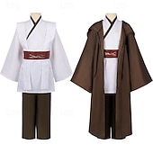 economico Costumi da uomo-Obi-Wan Kenobi Cavaliere Jedi Costume Cosplay Abiti Costume Cosplay Cosplay di film for Per uomo Ragazzi Adulti Bambini Carnevale Mascherata