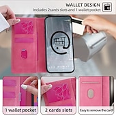 abordables Carcasas iPhone-teléfono Funda Para iPhone 16 Pro Max Plus iPhone 15 Pro Max Plus iPhone 14 13 12 11 Pro Max Plus iPhone 14 Pro Max iPhone 13 12 11 Pro Max Funda Trasera con Soporte Magnética Ranura para tarjetas