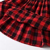billige Guttens formelle drakt-2 deler Ringbærerdress Barn Unisex Barn Skjorte og bukse T-skjorte og Legging Formell Fest Daglig Grunnleggende Skånsom Ruter Vin Rød Bomull