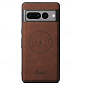 זול תיק טלפון אחר-טלפון מגן עבור Pixel 9 Pro Pixel 9 Pro XL Pixel 8 Pro Pixel 8 Pixel 7 Pixel 7 Pro Pixel 6 Pixel 6 Pro כיסוי אחורי עם מעמד ניתן לניתוק מגנטי רטרו TPU PC עור PU